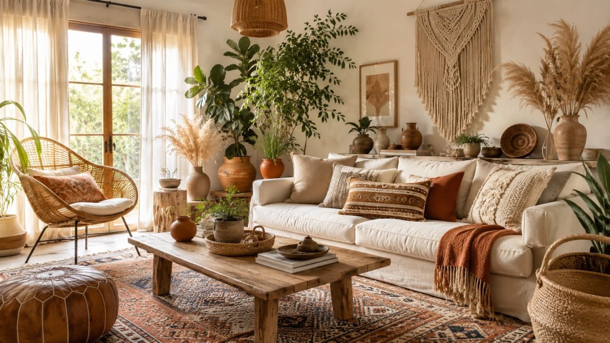Stilul boho chic - Libertate, naturalețe și personalitate în designul interior