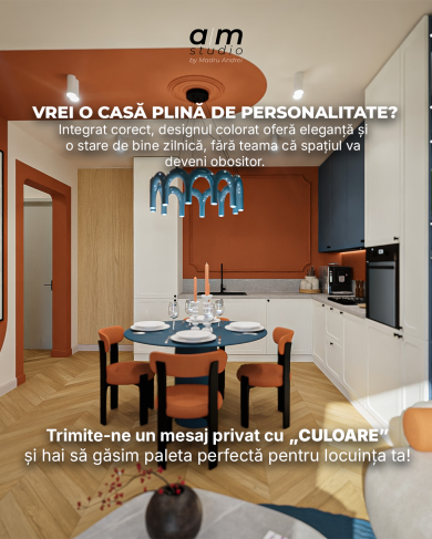 Cum să folosești CULORI TARI în casă fără să creezi haos: Ghid practic