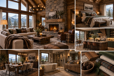 Stilul cabana (Mountain Lodge)