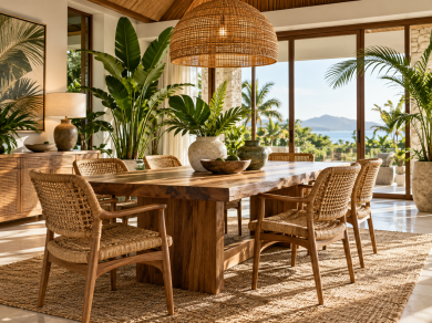 Stilul tropical în design interior