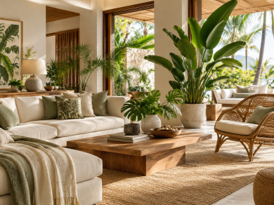 Stilul tropical în design interior