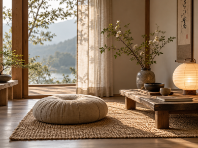 Stilul Zen asiatic în design interior