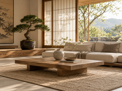 Stilul Zen asiatic în design interior