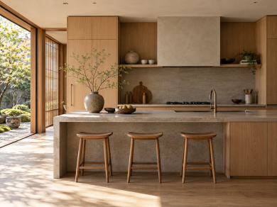 Stilul Zen asiatic în design interior