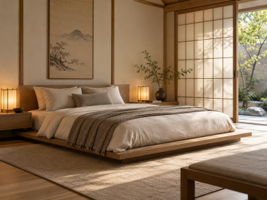 Stilul Zen asiatic în design interior