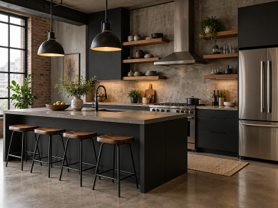 Stilul industrial în design interior