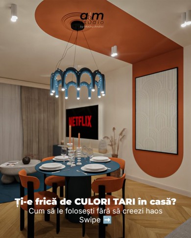 Cum să folosești CULORI TARI în casă fără să creezi haos: Ghid practic