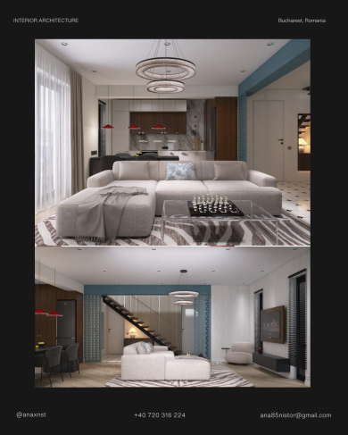 Design interior casă P+M